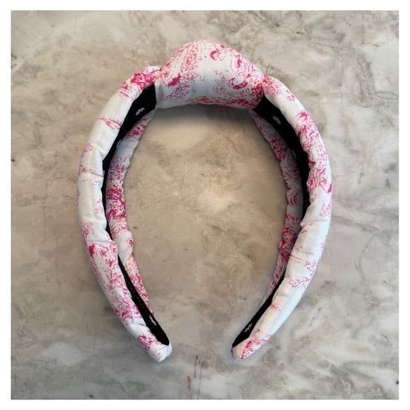 LELE SADOUGHI Rose Toile Knotted Headband *NWOT* main image 6